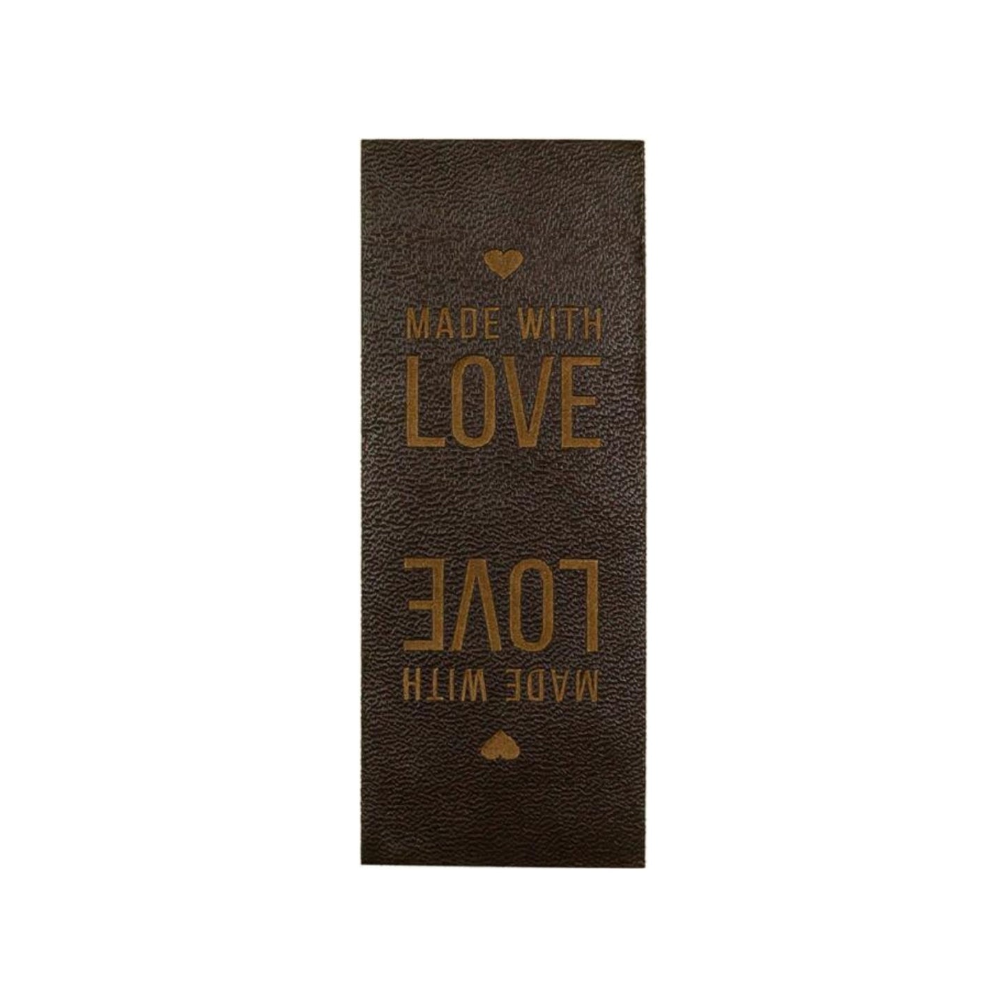 Kunstleder-Label Made With Love