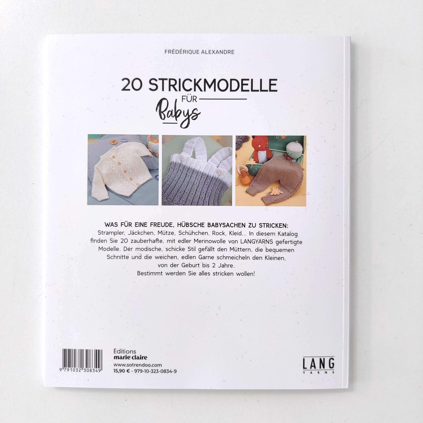 20 Strickmodelle für Babys - Editions marie claire