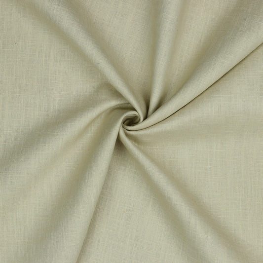 Gewaschener Leinenstoff, beige aus 100% Leinen, 230 g/m² – mittleres Gewicht, weich und vielseitig für Kleidung und Deko.