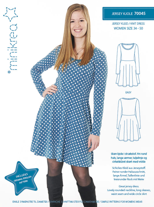 Schnittmuster 70045 Jersey Kleid