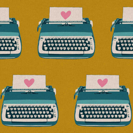Canvas Darlings 2 Typewriter / Schreibmaschine