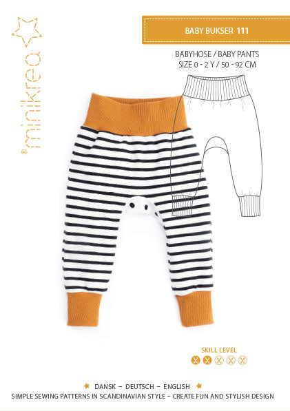 Schnittmuster 111 Babyhose