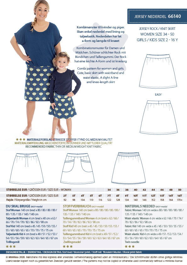 Schnittmuster 66140 Jersey Rock