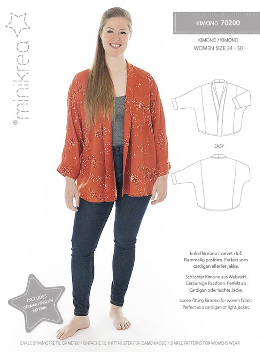 Minikrea Schnittmuster Kimono 70200