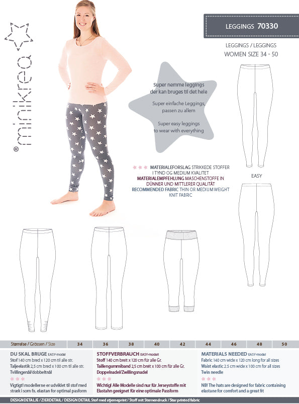 Schnittmuster 70330 Leggings