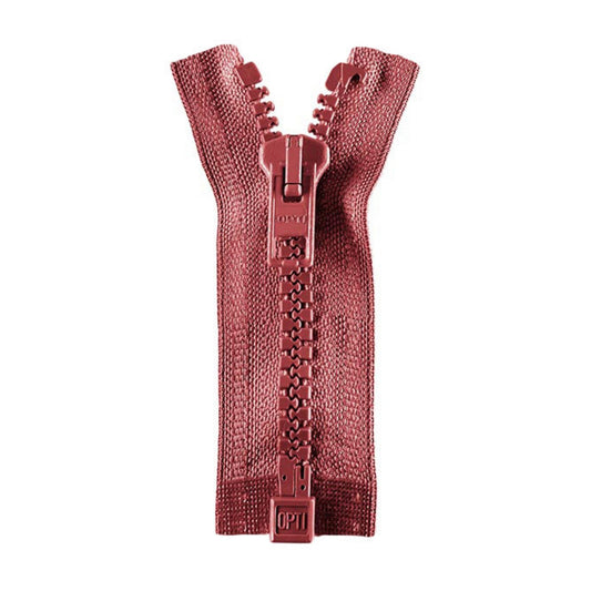 Opti teilbarer Reißverschluss für Jacken altrosa