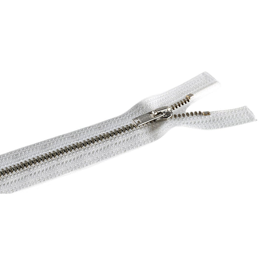 Opti Hosenreißverschluss silber