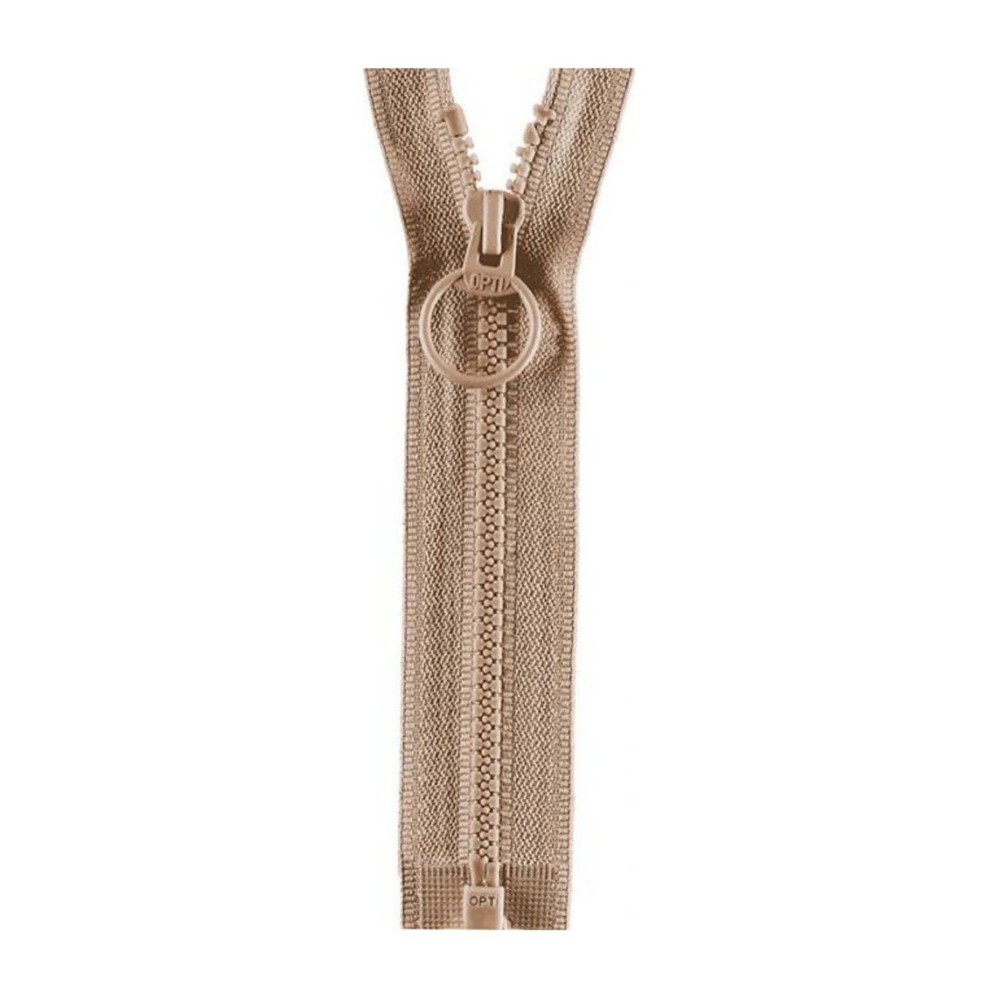 Opti teilbarer Reißverschluss für Jacken beige