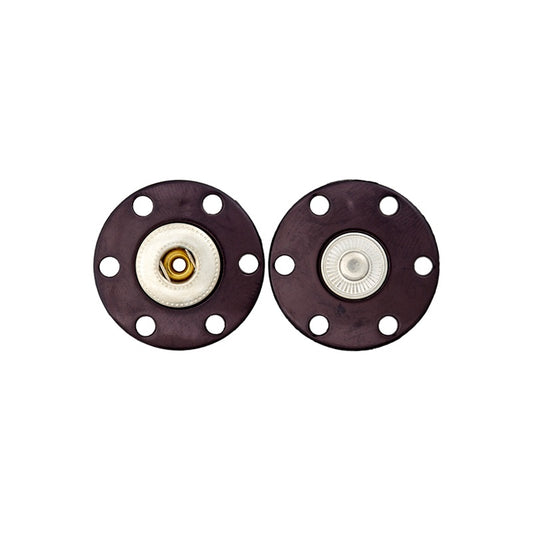 Druckknopf zum Annähen schwarz 20 mm