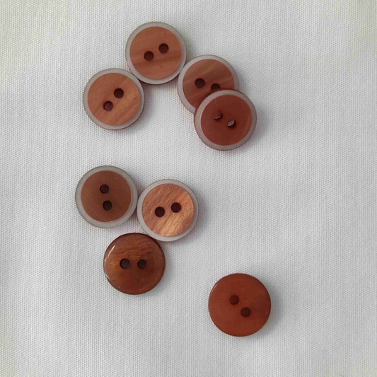 Polyesterknopf 2-Loch 11mm Prym