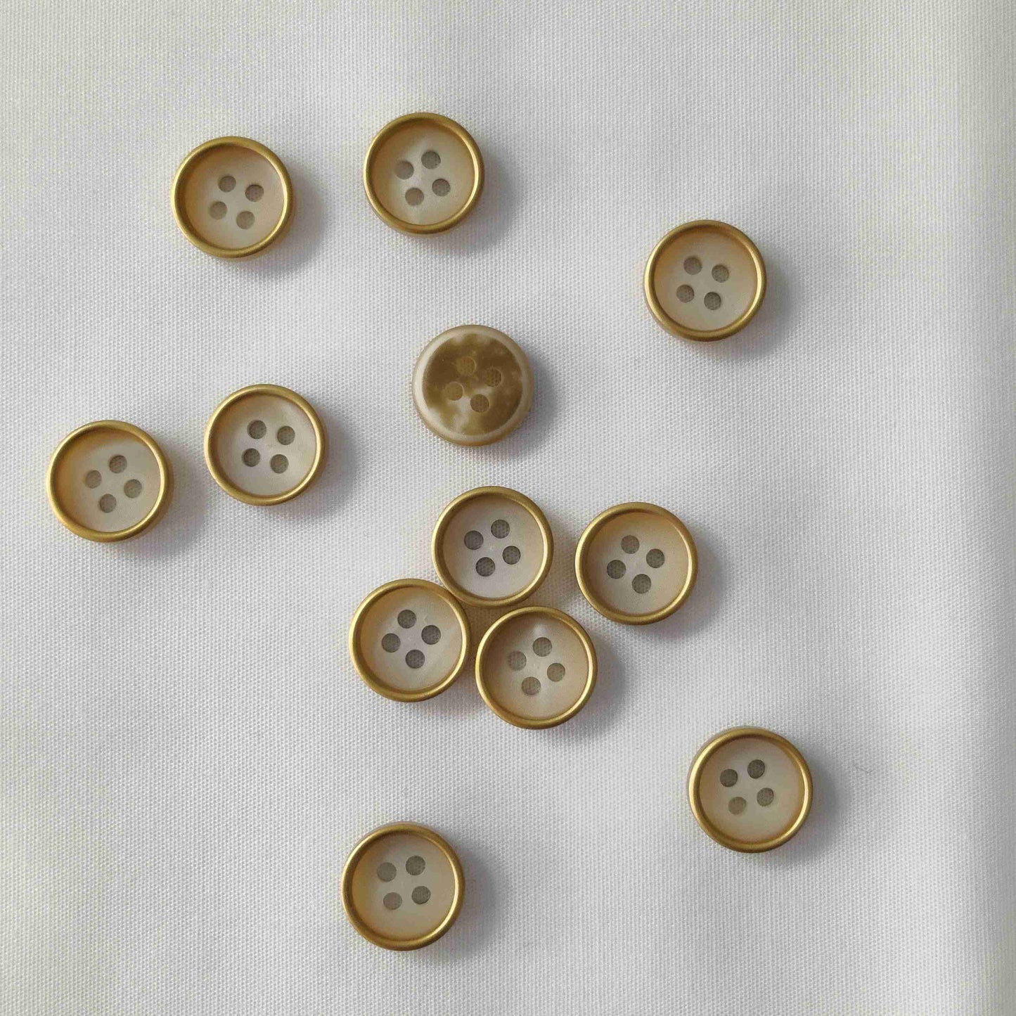 Polyesterknopf Metallisiert Prym