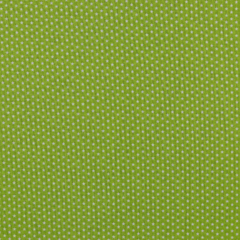 Poplin Ministars grün weiß