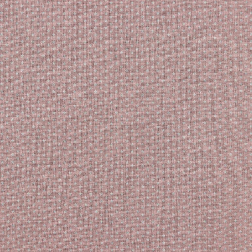 Poplin Ministars rosa weiß
