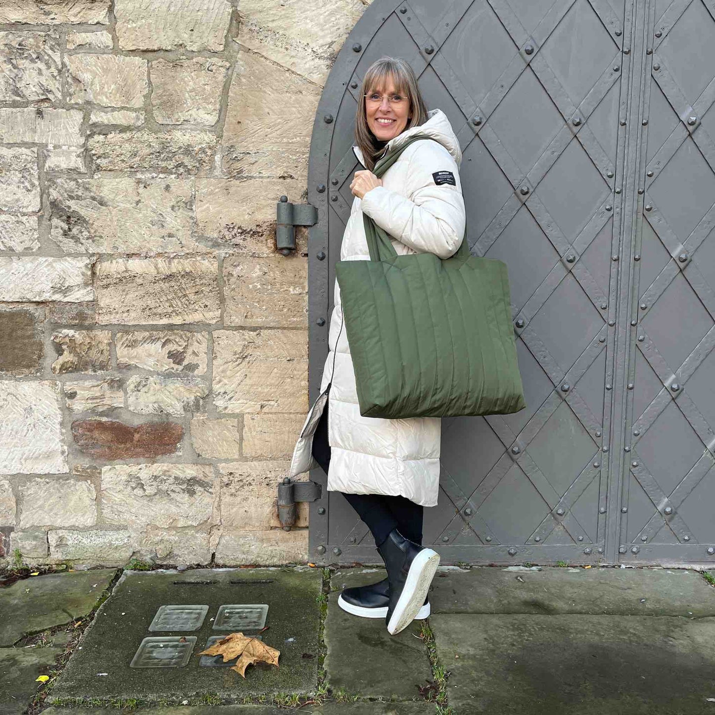 große Puffertasche selber nähen