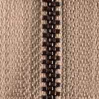 Reißverschluss M40 Werra Antik nicht teilbar 14 cm beige