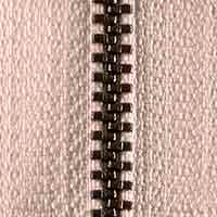 Reißverschluss M40 Werra Antik nicht teilbar 18 cm nude
