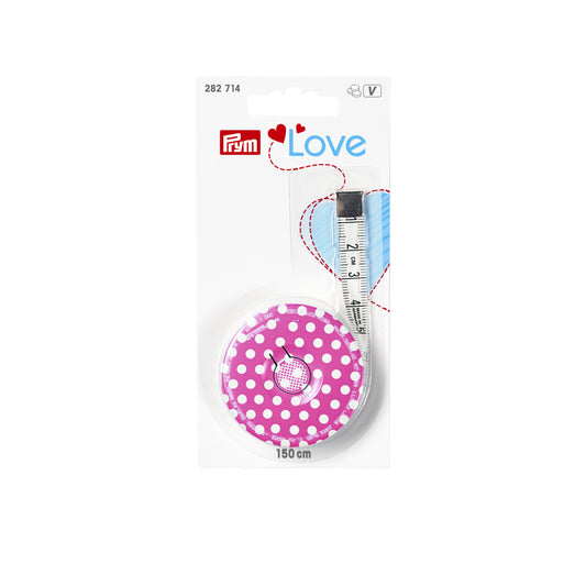 Prym Love Rollmaßband pink