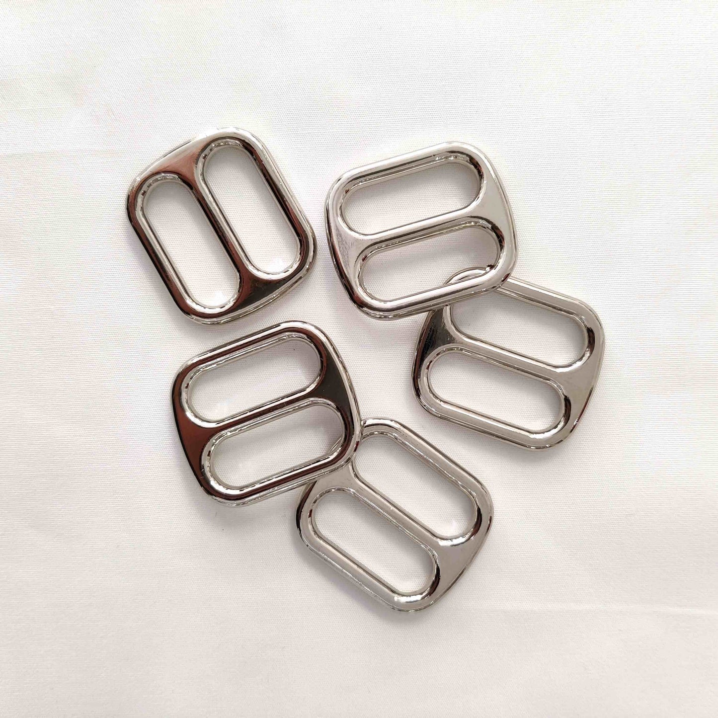 Schieber 25 mm silber