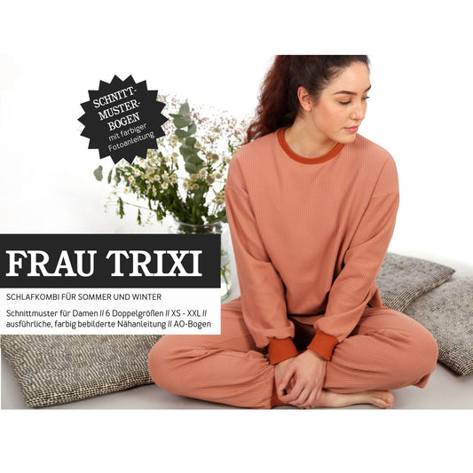 FRAU TRIXI Schlafkombi | Papierschnitt