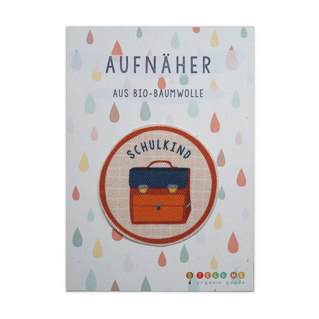 Tell Me Aufnäher Bügelbild Einschulung Schulkind