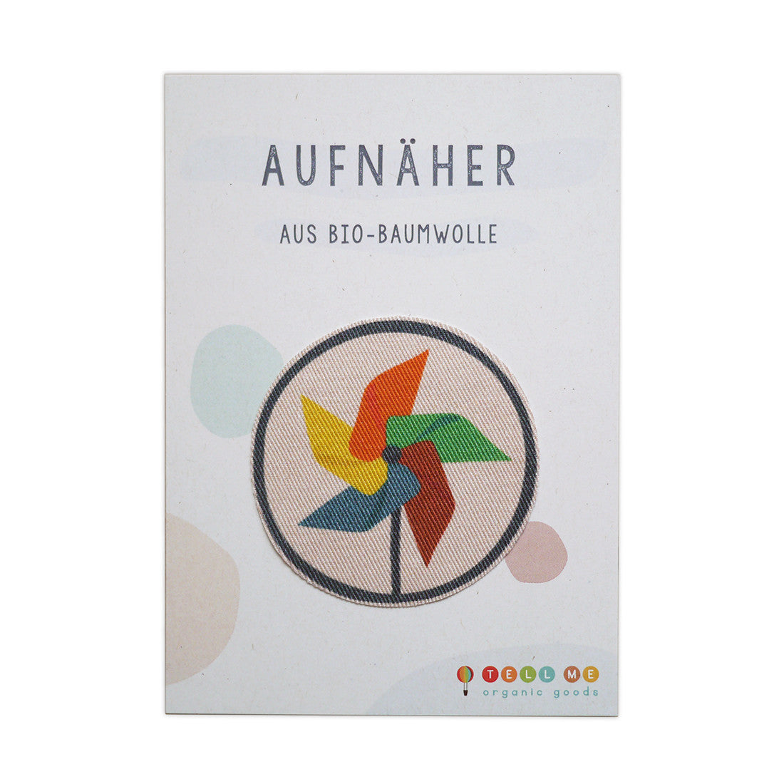 Tell Me Aufnäher Bügelbild Windrad