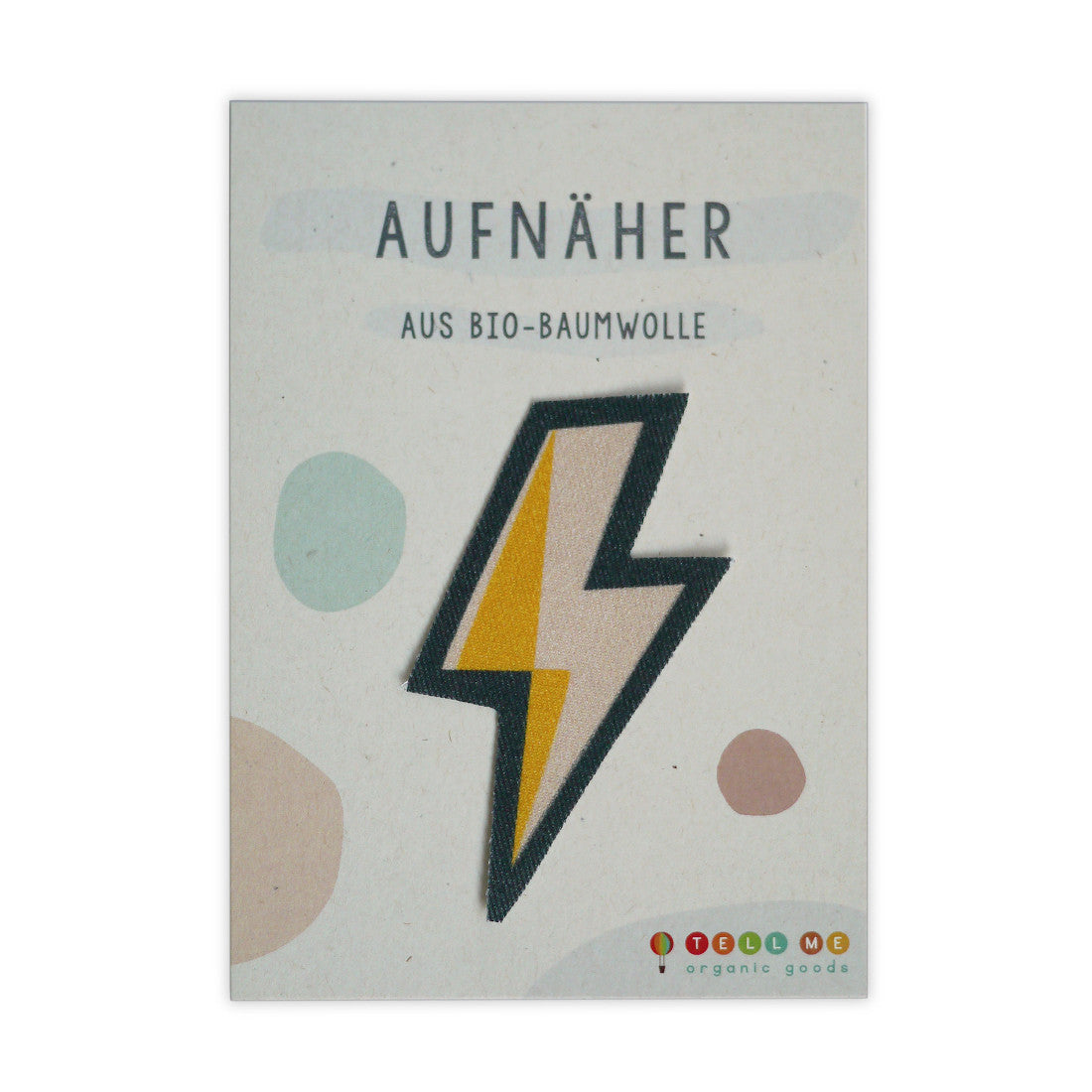 Aufnäher Bügelbild Blitz