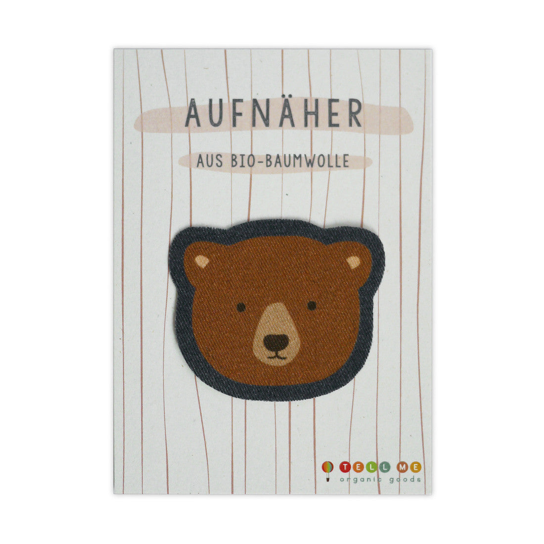 Aufnäher Bügelbild Braunbär