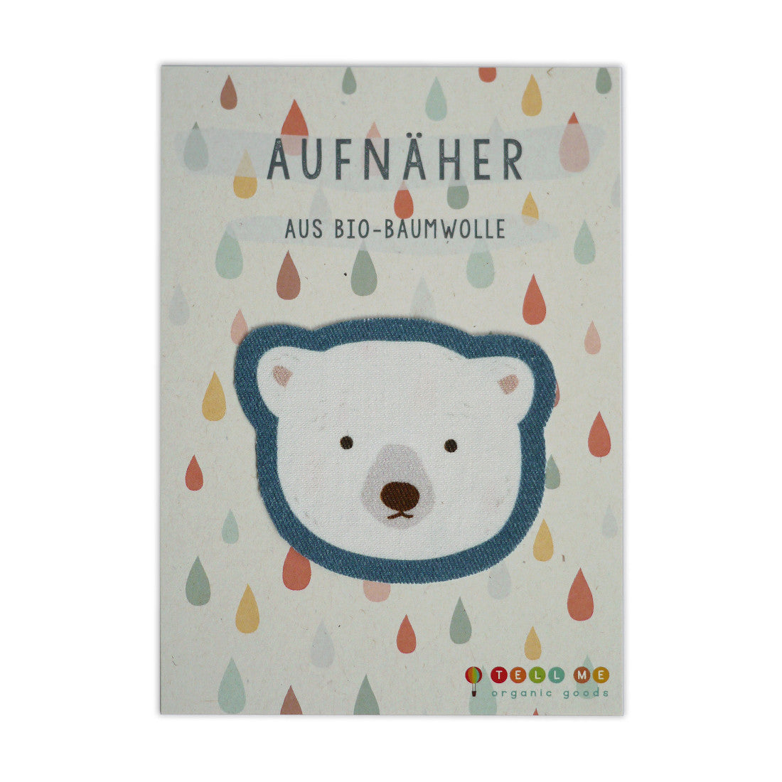 Aufnäher Bügelbild Eisbär