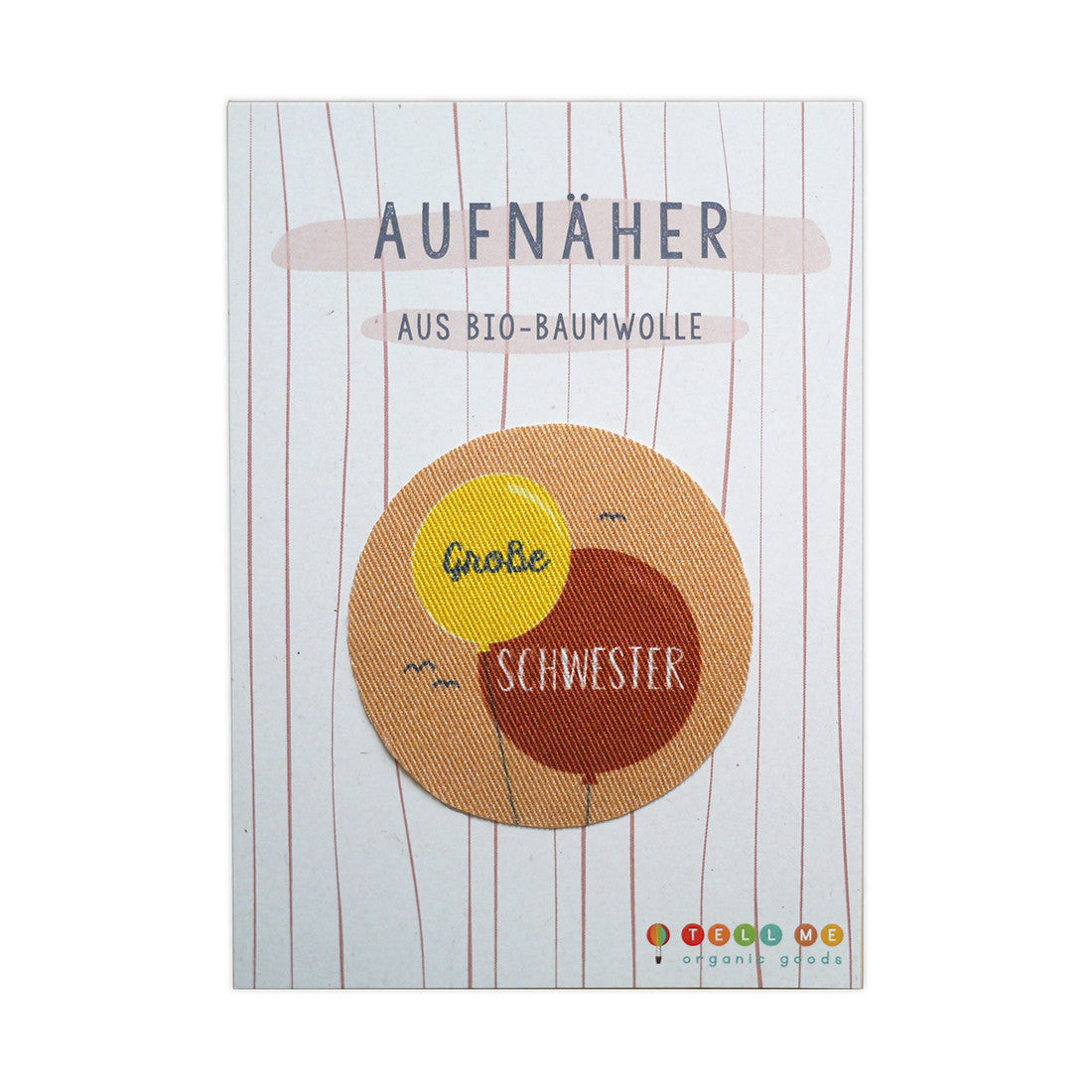 Aufnäher Bügelbild Große Schwester