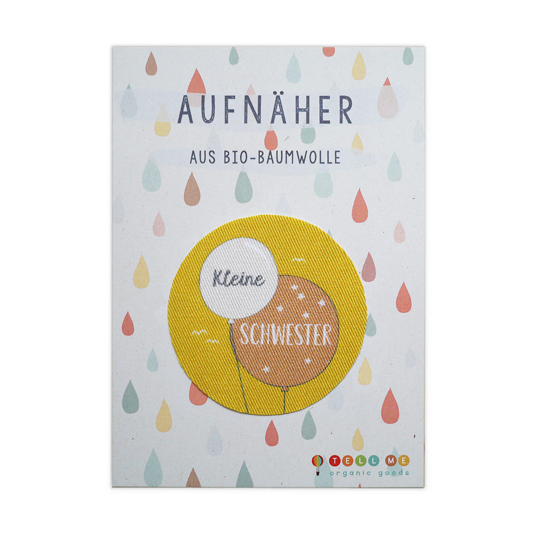 Aufnäher Bügelbild Kleine Schwester