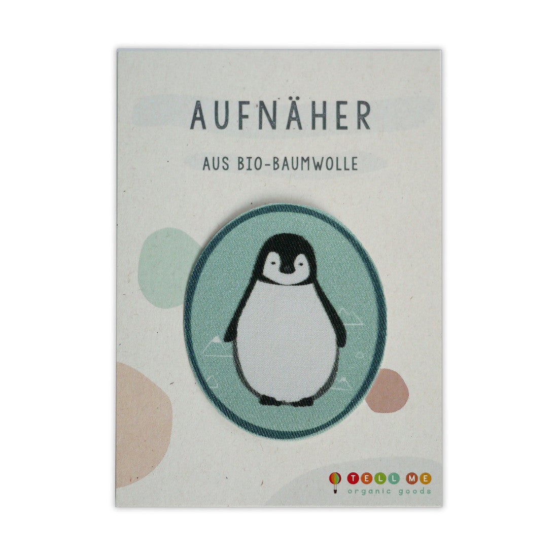 Aufnäher Bügelbild Pinguin