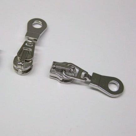 Automatikschieber Rundgriff silber