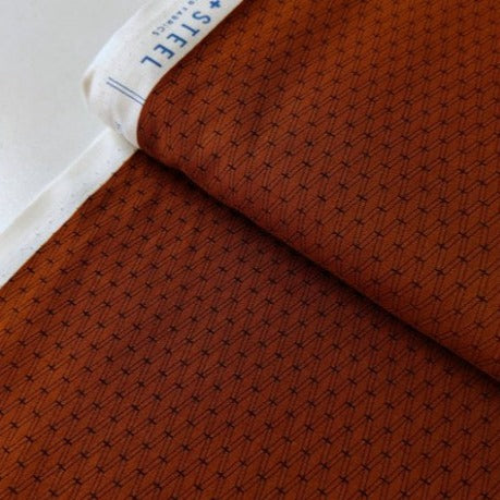 Cotton+Steel Baumwolle Basic Mishmesh rost