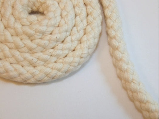 Baumwollkordel Uni 8 mm natur