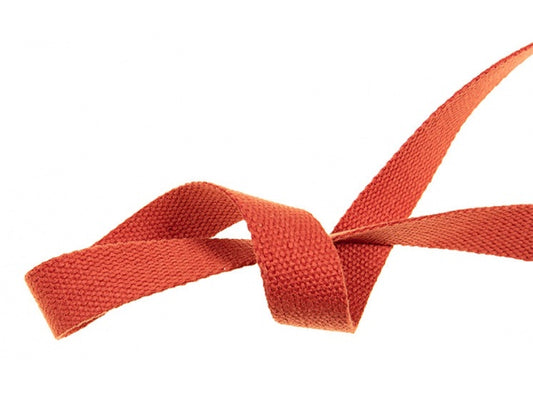 Gurtband Baumwolle Uni 30 mm rostbraun