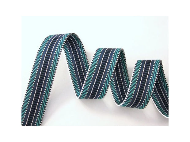 Gurtband Woven Aztec 40 mm türkis