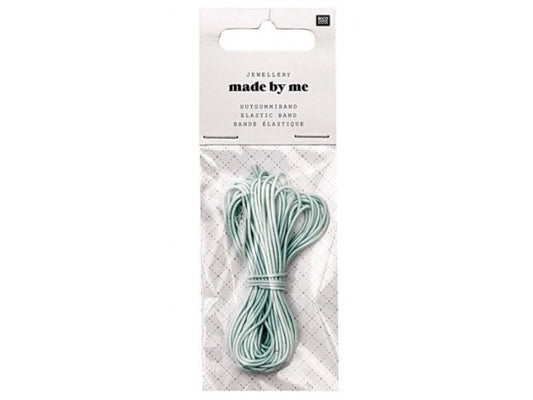 Rico Design Hutgummiband Uni 1 mm x 5 m mint