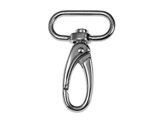 Karabiner 30 mm silber