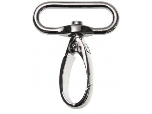 Karabiner 40 mm silber