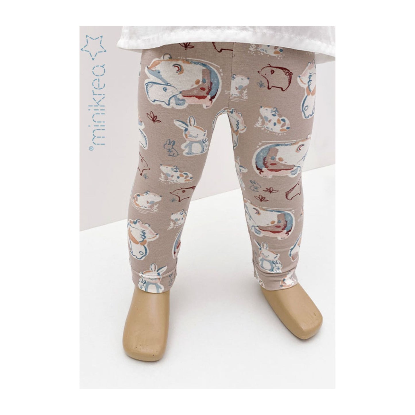 Schnittmuster von Minikrea für eine Babyleggins