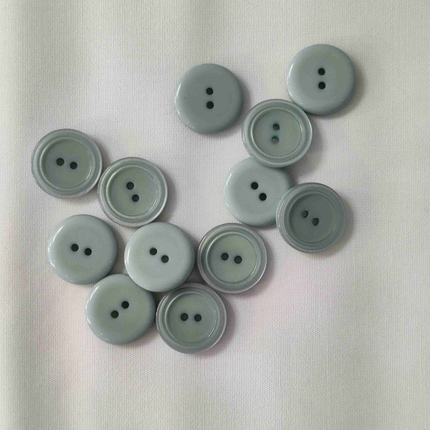 Polyesterknopf 2 Loch türkis Prym