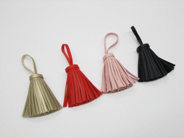 Quaste Kunstleder 60 mm