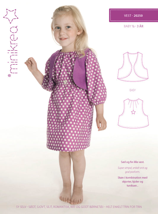 minikrea Schnittmuster 20250 Weste