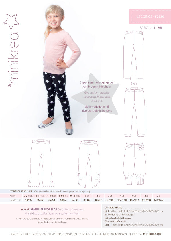 minikrea Schnittmuster 50330 Leggings