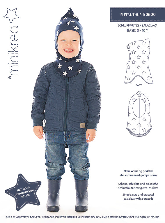 minikrea Schnittmuster 50600 Schlupfmütze