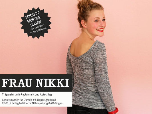 Studio Schnittreif Schnittmuster Basicshirt Frau Nikki