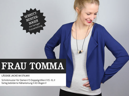 Studio Schnittreif Schnittmuster Jacke Frau Tomma