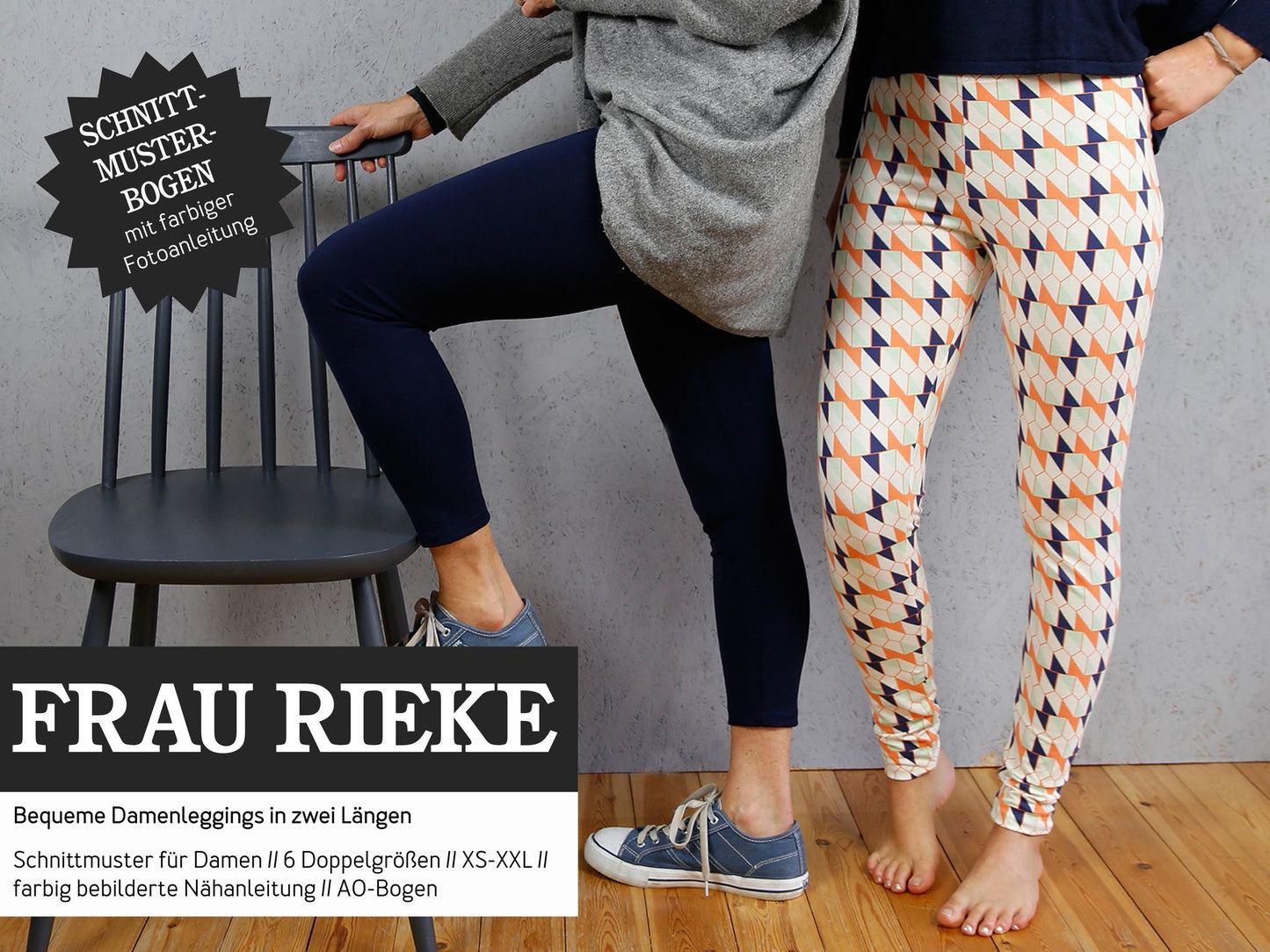 Studio Schnittreif Schnittmuster Leggings Frau Rieke