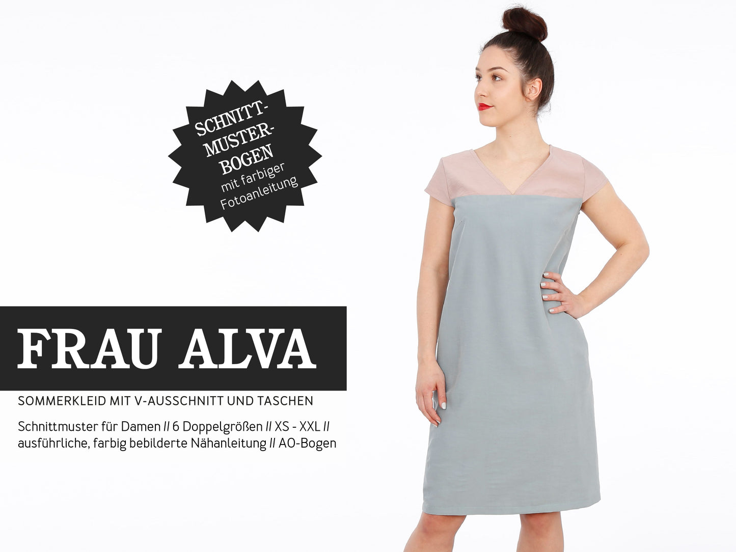 Studio Schnittreif Schnittmuster Sommerkleid Frau Alva