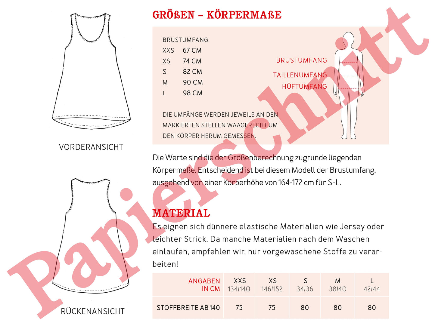 Studio Schnittreif Schnittmuster Top Frau Jana